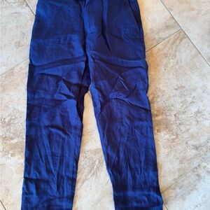 Lauren Ralph Lauren Navy Cropped Pants